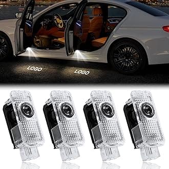 Car Door Lights Logo Projector, 4 Pack Door Light Logo, HD LED Ghost Shadow Welcome Lights Puddle Lights Compatible with A1/A3/A4L/A5/A6L/A7/A8L/Q3/Q5/Q7/R8/TT/RS/S Series