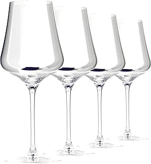 - StandArt Crystal Wine Glasses, Set of 4 with Gift Boxes - Premium, Universal Wine Glass for Red and White Wine - Dishwasher Safe, Lead-Free, 16 oz.