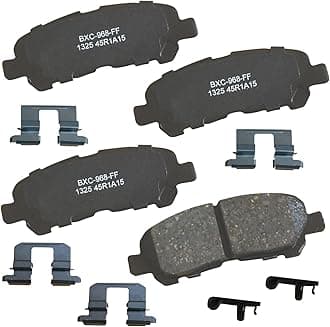 Bendix Premium SBC1325 Ceramic Rear Brake Pads for Toyota Highlander 2013-2008