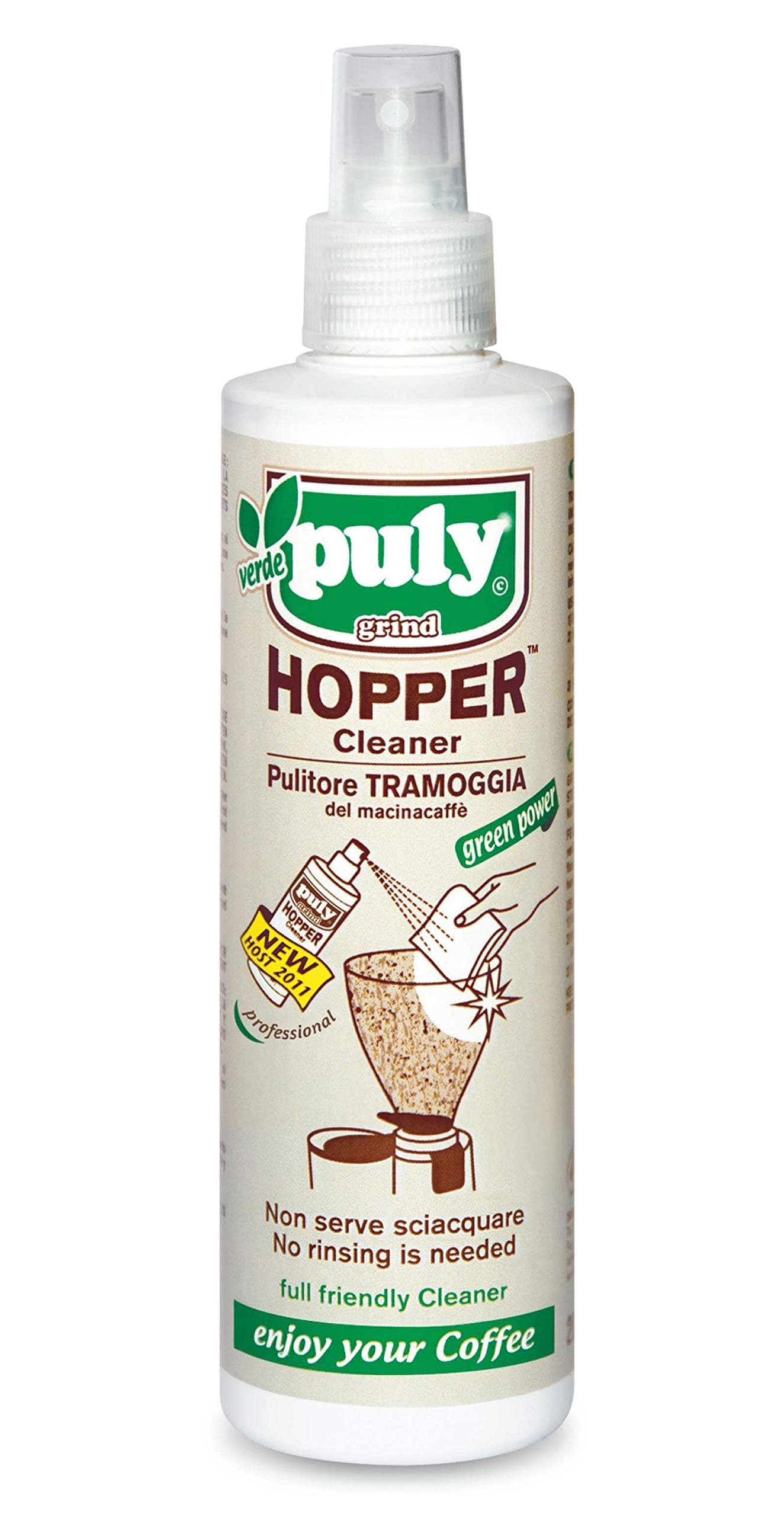 Puly CaffVerde Grinder Hopper Cleaner Spray 200ML