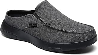 OrthoComfootMens Good Arch Support Loafers Shoes for Plantar Fasciitis, Best Vintage Stylish Slip On for Cushioning, Dressy Style Skate Flat Fashion Sneakers for Walking, Pain Relief Size 9