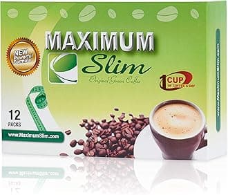 Premium Coffee BOOSTS your Metabolism DETOXES your Body & CONTROLS your Appetite. EFFECTIVE WEIGHT LOSS FORMULA has Original Green Coffee & Natural Herbal Extracts (Laxative Free), 12