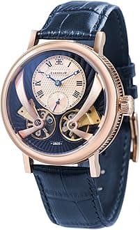 Mens 43mm Beaufort Anatolia Double Barrel Automatic Watch ES-8059-05 Regency Blue