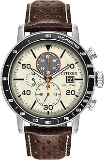 Citizen Men's Eco-Drive Weekender Brycen Chronograph Watch in Stainless Steel