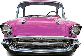SC85 Pink Car Large Stand in Cardboard Cutout Standup