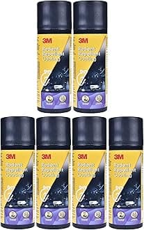 3M Rodent Repellent Coating Spray, Prevents Rat Bites in Engine Parts and Wires, Highly Effective, Leak-Free, Easy-to-Spray, Bitter Taste, No Kill-only Repels (80g Each, Pack of 6)