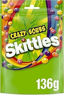 Crazy Sours Sweets Pouch 136g