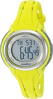 Timex Mid-Size Ironman Sleek 50 Round Silicone Strap Watch