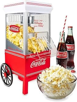 NostalgiaOFP501COKE Coca-Cola 12-Cup Hot Air Popcorn Maker