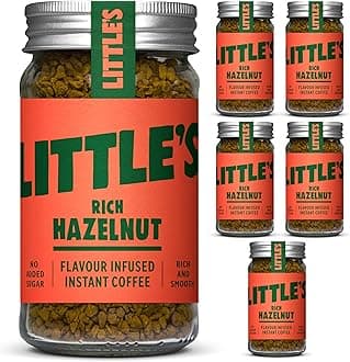 Little's Rich Hazelnut Flavoured Instant Coffee 50 g (Pack of 6)