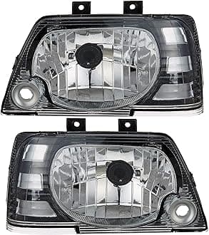 K D Headlight for MARUTI 800 Type 3 (Right & Left both sides) 2pc Pair