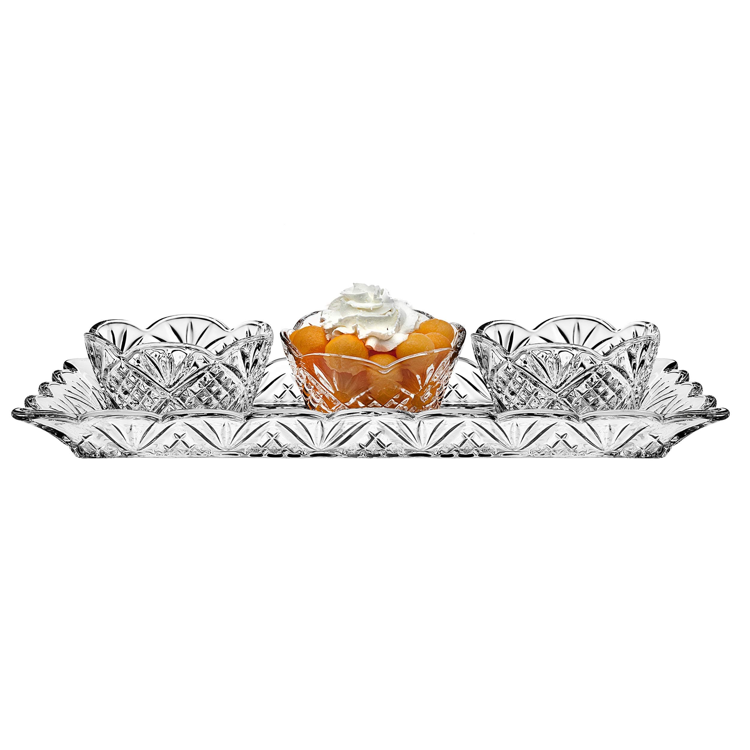 Dublin 4-piece Relish Server Serving Tray Set