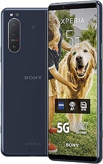 Xperia 5 II - 6.1 Inch 21:9 CinemaWide™ FHD+ HDR OLED display 120Hz - Triple lens camera - 3.5 mm audio jack - Android 10 - SIM free - 8 GB RAM - 128 GB Storage - Dual SIM hybrid - 5G - Blue
