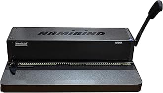 Namibind A4 & A3 Spiral Binding Machine Note Book Spiral Binding Machine Binding Capacity 400 Sheet and Best for Office & Bank