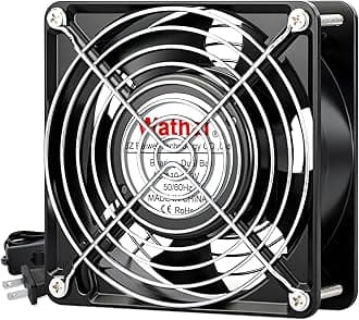 Wathai AC 12038 120mm x 38mm 110V 120V Dual Ball Metal Cooling Axial Fan High Airflow