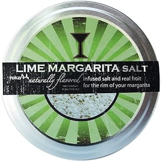 Rokz Design Group Infused Margarita Salt, Lime, 4 Ounce by Rokz Design Group