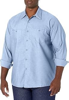 Red Kap Men's Men's Long Sleeve Enhanced Visibility Work Shirt Shirt (Pack of 1)