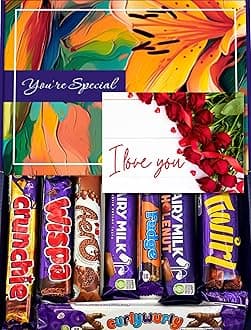 Chocolate Gift Box - Letterbox Hamper - For Kids - Him and Her (Love)