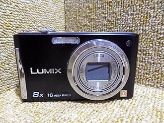 Panasonic Lumix FS35 Digital Camera 16.1MP 8x Optical Zoom 2.7 inch LCD Black (Renewed)