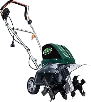 Scotts Outdoor Power Tools TC70135SS Garden Tiller, 16-Inch, 13.5-Amp, Green