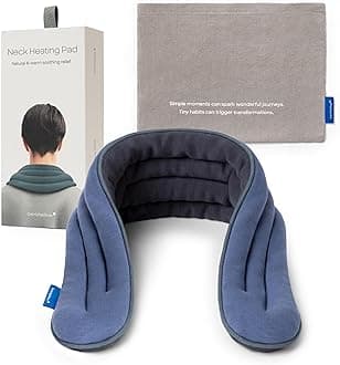 OSTRICH PILLOW - Cervical Heat Pack | Heat and Cold Therapy | Relieve Muscle Pain and Tension | Take a time-Out (Blue)