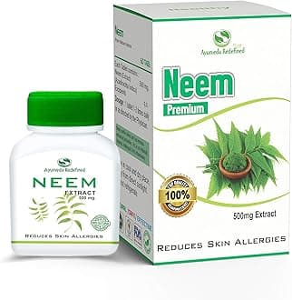 Neem Pure Herbs Skin Wellness Tablets - 60 Count