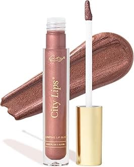 City Beauty City Lips Plumping Lip Gloss - High-Shine Gloss for Fuller, Younger-Looking Lips | Hydrating & Smoothing Lip Treatment Hyaluronic Acid