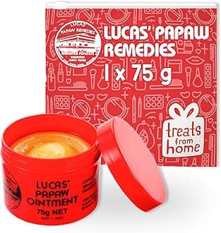 Lucas Pawpaw Lip Ointment, Lucas Pawpaw Cream, Lucas Pawpaw Ointment for Lips & Dry Skin (75g)