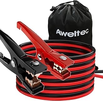 Jumper Cables for Car,8 Gauge 12 Feet Heavy Duty Booster Cable,Quick Connect Automotive Wires with Alligator Clips,Carrying Bag for Cars Trucks