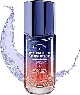 Hyaluronic & Salicylic Acid Smoothing Facial Serum - Deeply Hydrating & Cleansing - Combats Congested Pores & Wrinkles - Made in Korea - 50mL / 1.69 fl.oz