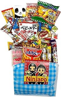 Assorted Japanese Junk Food Snack "Dagashi" Economical 20 Packs of 19 Types
