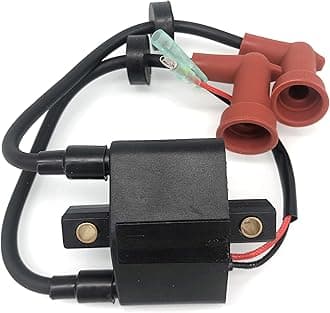 Ignition Coil For Yamaha 6 8 9.9 15 20 25 30 40 HP Outboard 6HP 8HP 9.9HP 15HP 20HP 2/4-Stroke 65W-85570-01/00,680-85570-09/02/01/00,689-85570-21/20,6E7-85570-19/10,6F5-85570-12/13,6G8-85570-21/20