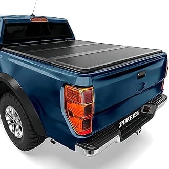 Perfit Liner 5.0 FT (61") Bed FRP Hard Tri-Fold Tonneau Cover Fits 2019-2025 Ford Ranger Truck Cargo Hard Topper, 3-Folding | Not fit Cargo Management Rails