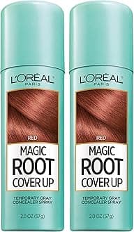 Hair Color Root Cover Up Hair Dye Red 2 Ounce (Pack of 2) (Packaging May Vary)