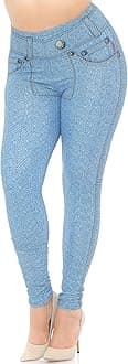 Creamy Soft Premium Women's Leggings Plus Size, High Rise, Stretchy & Breathable, Comfortable Fit - by USA Fashion™