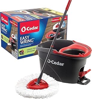 ROKOO Easy Wring Spin Mop and Bucket System