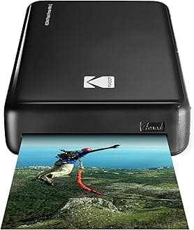 Kodak Mini 2 HD Wireless Mobile Instant Photo Printer with 4Pass Patented Printing Technology, Compatible with iOS and Android Devices - Black