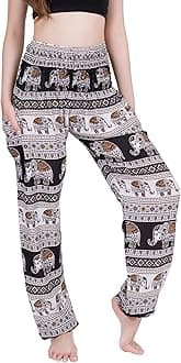 CHAINUPON Harem Pants Women Flowy Trouser Yoga Boho Hippie Clothes