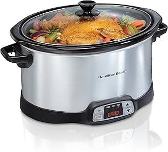 Hamilton Beach 8 Quart Programmable Slow Cooker