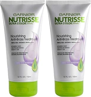 Garnier Hair Color Nutrisse Ultra Color Blondes Nourishing Anti-Brass Toner Treatment, 2 Count (Packaging May Vary)
