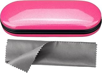 VemissHard Shell Eyeglass Cases, Lightweight Portable Glasses Case for Women Men