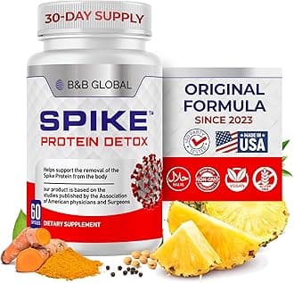 Supplement - 3-in-1 Ultimate Nattokinase 4000 FU, Bromelain 500mg, Curcumin 1000mg - Unflavored Spike Detox Cleanse - Wellness Formula for Immune & Spike Support - 60 Capsules