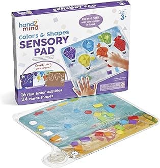 Learning Resources 94491 Sensory Pad, Color & Shape, Fingertip Development, Color Play, Shape Toy