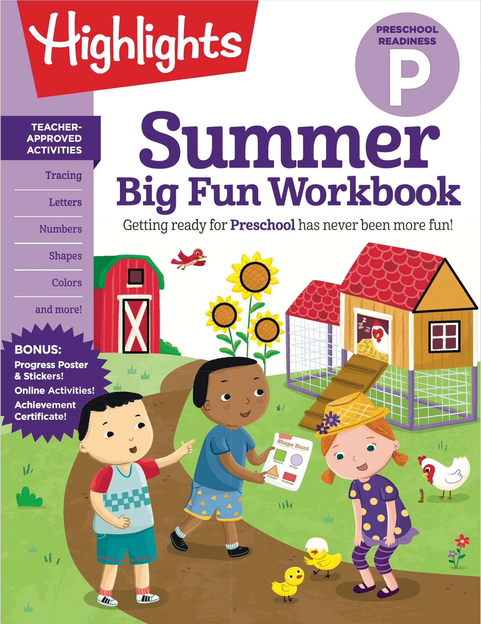 Summer Big Fun Workbook: Preschool Readiness