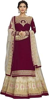 – Georgette Embroidery Lehenga Choli with Dupatta For Women Ready To Wear (L267)