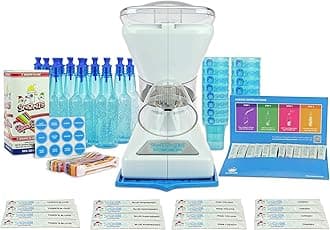 Little Snowie Max Snow Cone Machine - Premium Shaved Ice Maker, with Powder Sticks Syrup Mix, Entrepreneur Kit