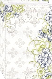 3-Ring Photo Album 504 Pockets Hold 4x6 Photos, Cobalt Breeze Design