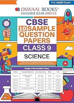 Oswaal Cbse Sample Question Papers Class 9 Science Book