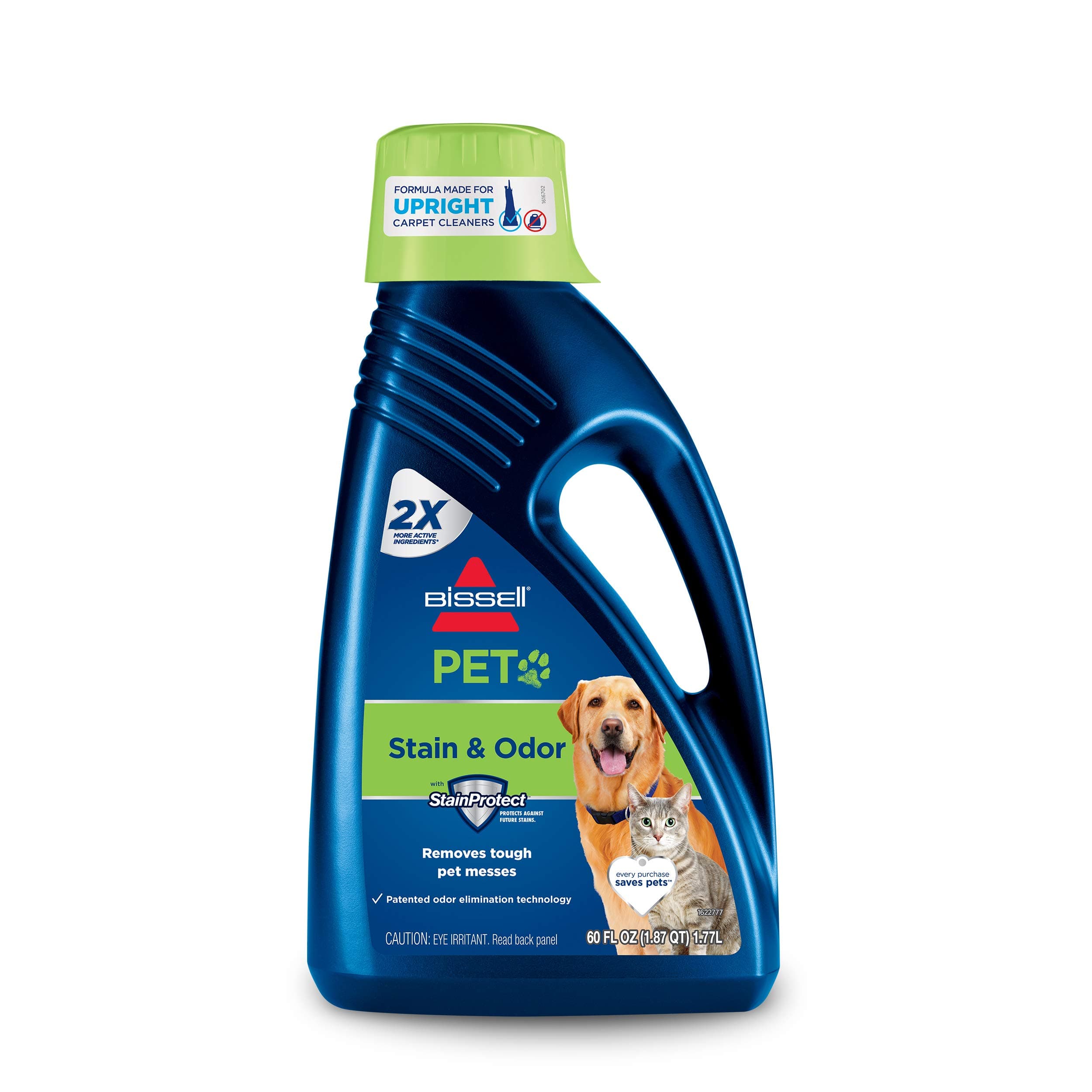 2X Pet Stain & Odor Full Size Machine Formula, 60 ounces, 99K52