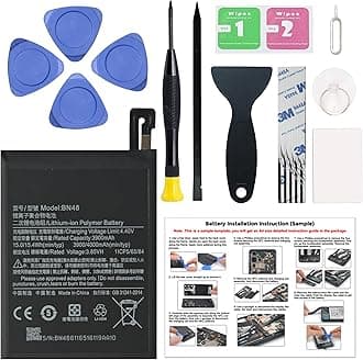New Upgraded Battery for Redmi Note 6 / Redmi Note 6 Pro, BN48 Replacement Battery Compatible with Redmi Note 6 / Redmi Note 6 Pro, with Repair Tools & Instruction